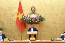 Премьер-министр Фам Минь Тьинь выступает на заседании. Фото: Чан Хай