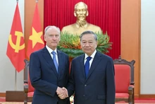 Генеральный секретарь ЦК КПВ То Лам и помощник Президента России, Председатель Морской коллегии РФ Николай Патрушев. Фото: Данг Кхоа