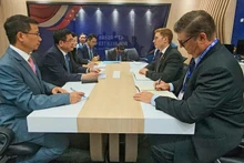 Общий вид рабочей встречи. Фото: moit.gov.vn