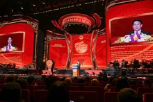 Президент Лыонг Кыонг выступает на мероприятии. Фото: Тхюи Нгуен