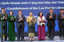 Руководители Партии и Государства на мероприятии.