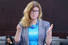 Глава представительства ЮНИСЕФ во Вьетнаме Сильвия Данайлов. Фото: ВИА