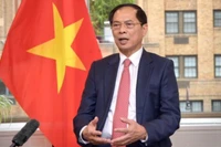 Шон ответил на вопросы журналистов по итогам рабочей поездки Премьер. Фото: МИД Вьетнама