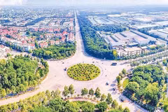 Вид на часть промышленного парка Мифыок в городе Хошимине с высоты. 