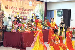 Художественный номер общества вьетнамцев в Малайзии. Фото: ВИА 