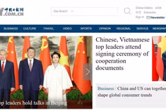 Газета China Daily освещает деятельность Генерального секретаря, Президента То Лама и его супруги.