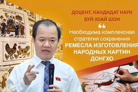 Доцент, кандидат наук Буй Хоай Шон: Необходима комплексная стратегия сохранения ремесла изготовления народных картин Донгхо