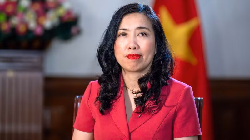 Заместитель министра иностранных дел Ле Тхи Тху Ханг.
