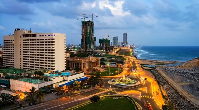 Вид на город Коломбо, Шри-Ланка. Фото: РИА Новости