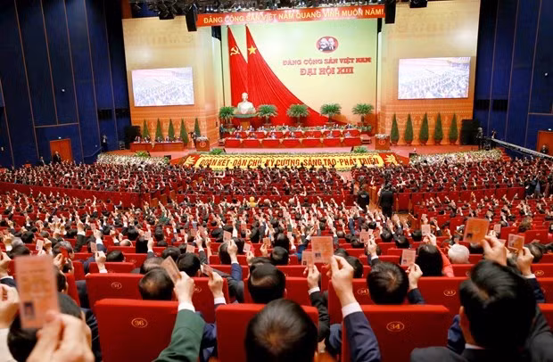 Общий вид 13-го съезда партии. (Фото: ВИA)