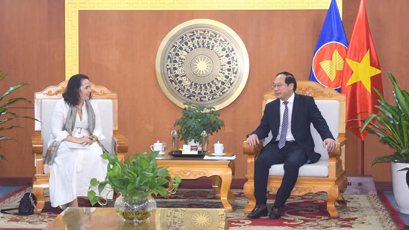 Общий вид встречи. Фото: baotainguyenmoitruong.vn