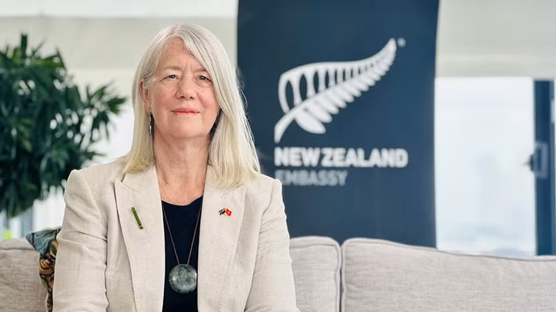 Исполняющая обязанности посла Новой Зеландии во Вьетнаме Венди Хинтон. Фото: ВИА