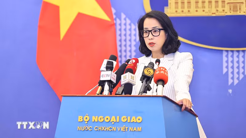 Официальный представитель МИД Вьетнама Фам Тху Ханг. Фото: ВИА
