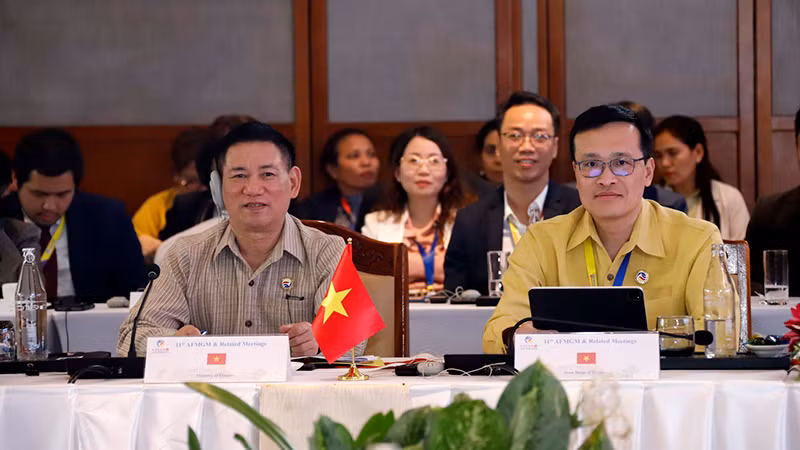 Вьетнамская делегация на совещании. Фото: ВИА