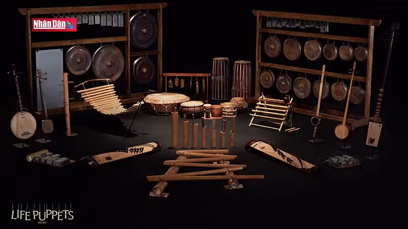 Музыкальные инструменты для шоу «Life Puppets – Rối mơ»
