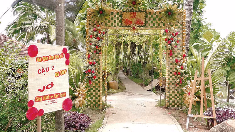 Свадебные ворота – первое, что видят гости, приезжая на свадьбу.