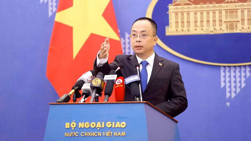 Заместитель официального представителя МИД Вьетнама Доан Кхак Вьет. Фото: ВИА