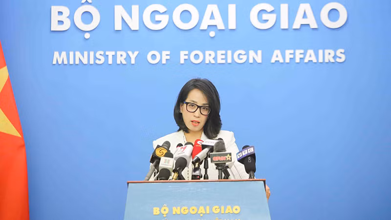 Официальный представитель МИД Вьетнама Фам Тху Ханг. Фото: baoquocte.vn