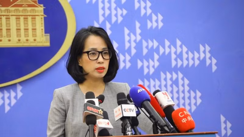 Официальный представитель МИД Фам Тху Ханг.