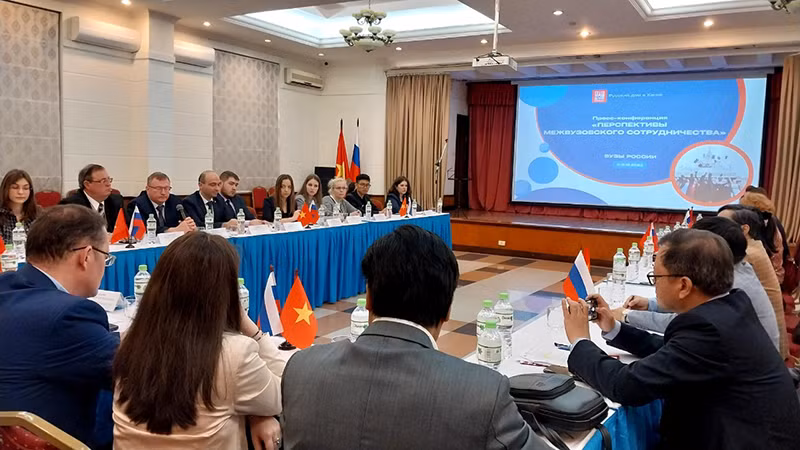 Общий вид пресс-конференции. Фото: Лам Нгуен