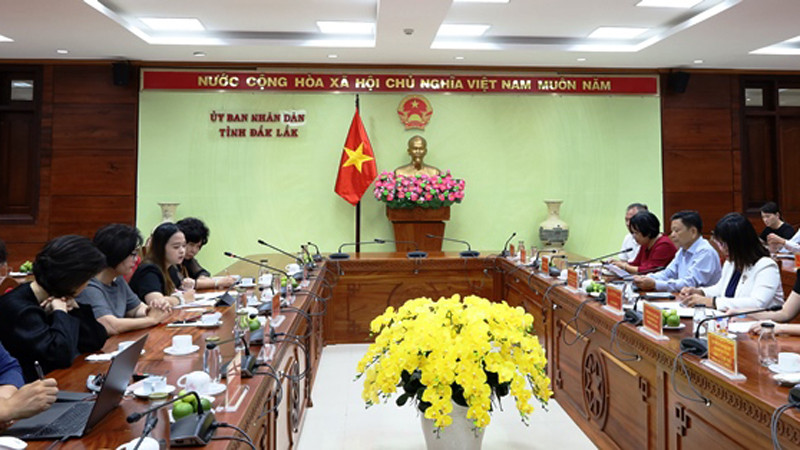 Общий вид встречи. Фото: daklak.gov.vn