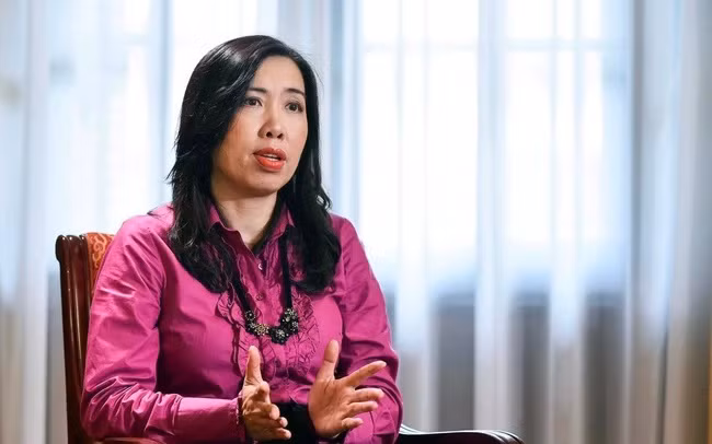 Заместитель министра иностранных дел Ле Тхи Тху Ханг, Председатель Государственного комитета по делам вьетнамцев, проживающих за границей. Фото: vtv.vn