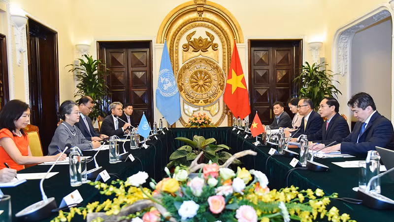 Общий вид переговоров. Фото: МИД Вьетнама