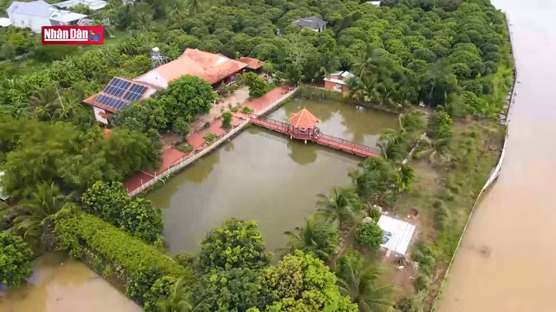 Виньлонг расположена между двумя реками Тиен и Хау – левой и правой ветвями реки Меконг.
