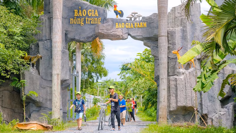 Органическая ферма Баожа находится в уезде Тяутхань провинции Хаужанг. Фото: dulich.laodong.vn