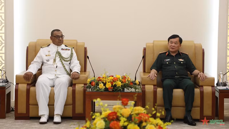 Общий вид приема. Фото: qdnd.vn