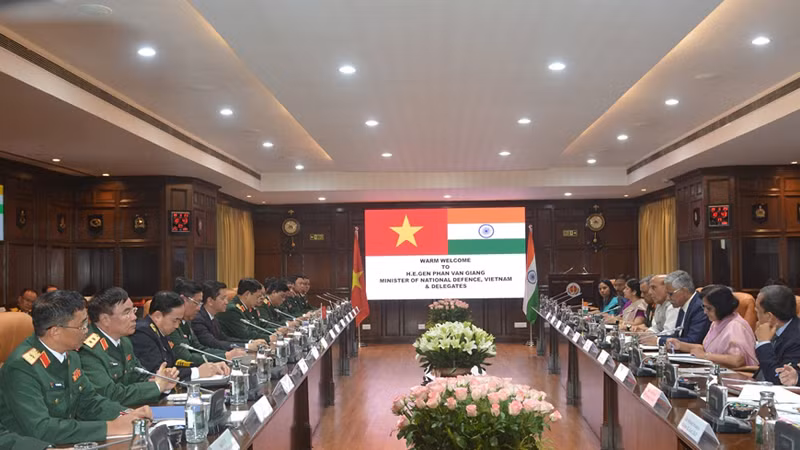 Общий вид переговоров. Фото: qdnd.vn