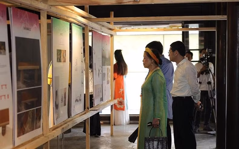 Выставка в рамках недели. Фото: VietNam Design Week