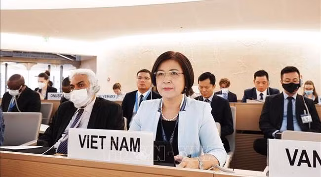 Посол Ле Тхи Тует Май. Фото: VNA