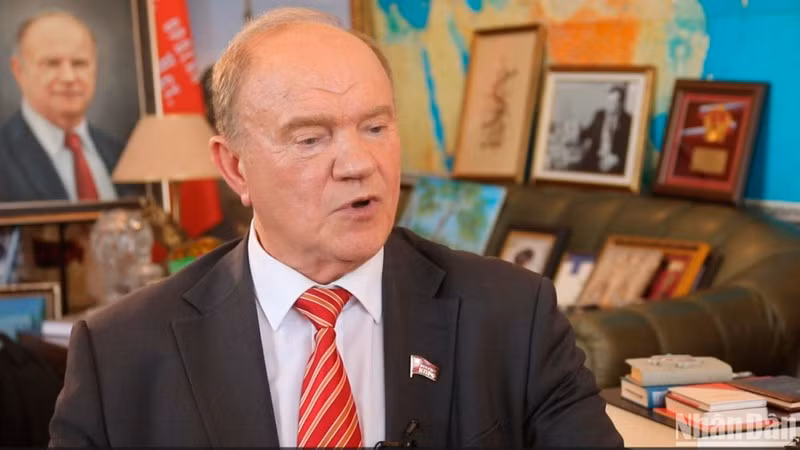 Председатель КПРФ Геннадий Зюганов.