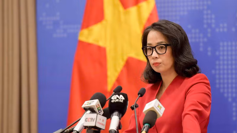 Официальный представитель Министерства иностранных дел Фам Тху Ханг. 