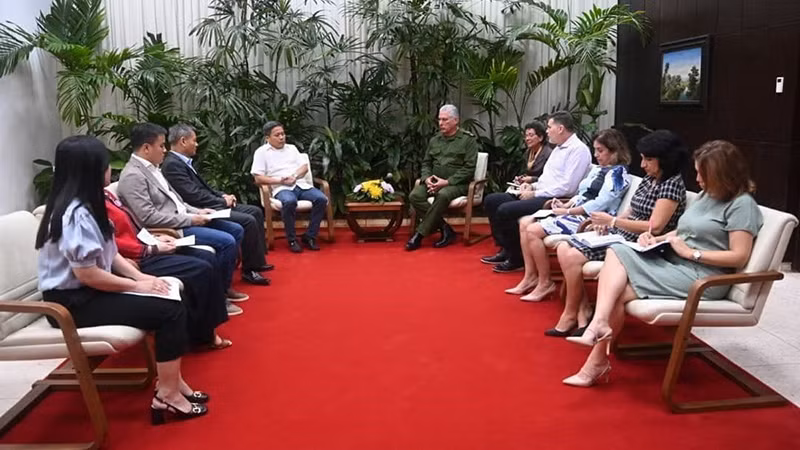 Общий вид приема. Фото: ВИА