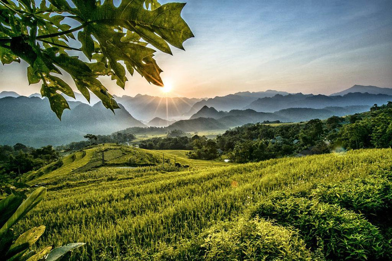 Поэтичная красота селения. Фото: dulich24.com.vn