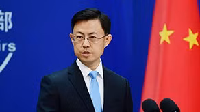 Официальный представитель Министерства иностранных дел Китая Го Цзякунь.