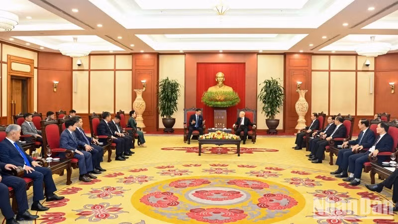 Общий вид приема.