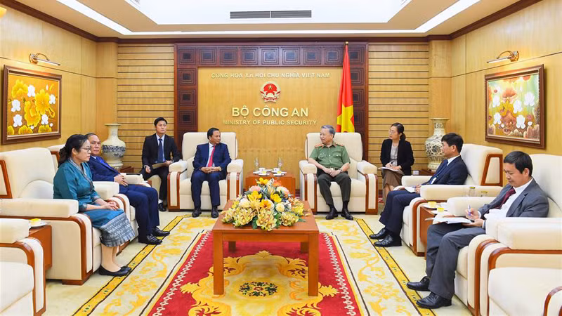 Общий вид приема. Фото: bocongan.gov.vn