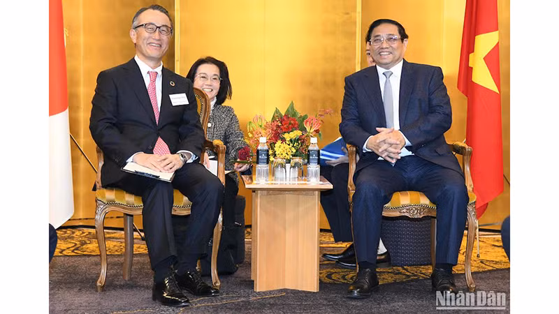 Общий вид приема Председателя группы MUFG.