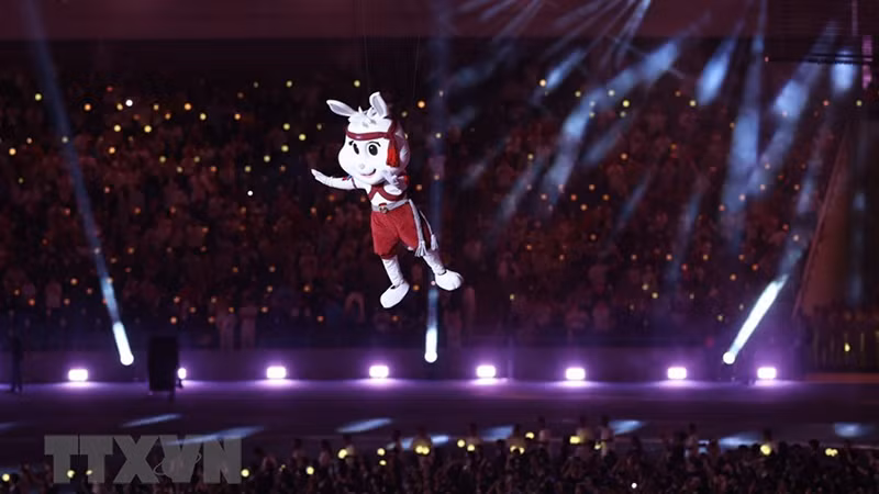 Белый кролик – талисман SEA Games 32.
