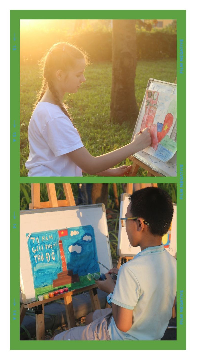 Конкурс детского рисунка «Ханой и Москва в моем сердце» предназначен для двух категорий участников: учеников начальных и средних школ, проживающих и обучающихся в Ханое. Конкурс детского рисунка «Ханой и Москва в моем сердце» предназначен для двух категорий участников: учеников начальных и средних школ, проживающих и обучающихся в Ханое.