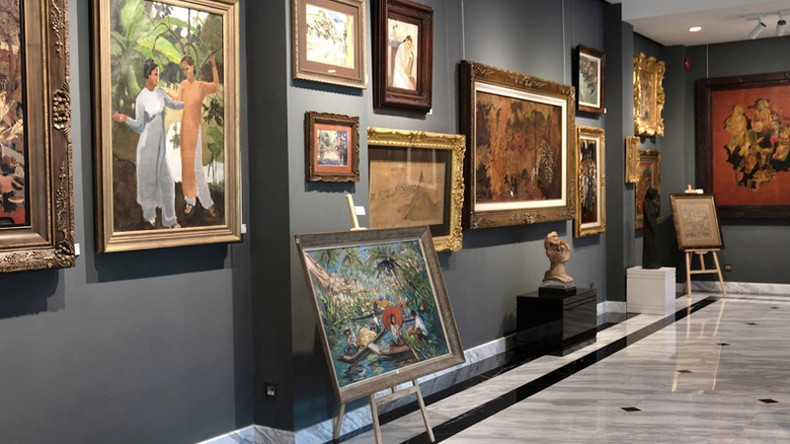 Пространство предназначено для представления работ художников, занимавшихся живописью во время войны сопротивления против французских колонизаторов. Пространство предназначено для представления работ художников, занимавшихся живописью во время войны сопротивления против французских колонизаторов.