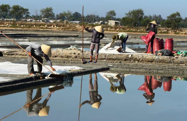 Соляное поле Шахюинь. Фото: thanhnien.vn