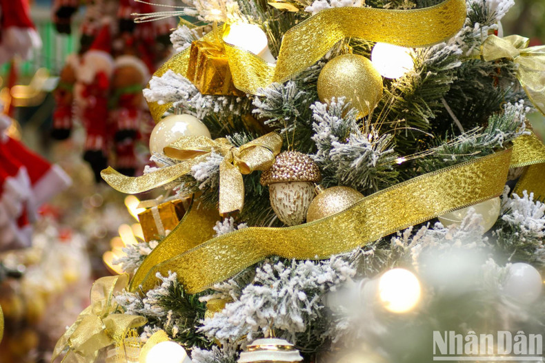 По сравнению с прошлыми Рождествами, в этом году появляются более разнообразные и красивые декоративные изделия, что привлекает больше людей на покупку.