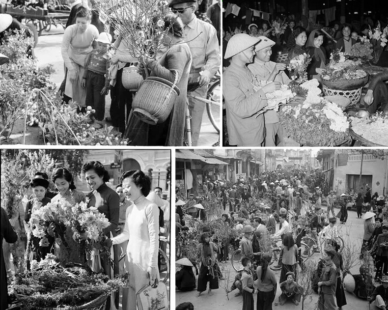 Посещение новогоднего цветочного рынка давно стало одной из характерных культурных черт ханойцев. Фото: toquoc.vn Посещение новогоднего цветочного рынка давно стало одной из характерных культурных черт ханойцев. Фото: toquoc.vn