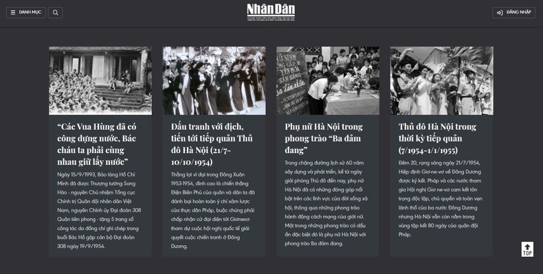 Блок знаний «Ханой» имеет большой объем данных и документальной информации о столице.