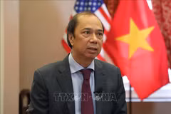 Посол Вьетнама в США Нгуен Куок Зунг дает интервью корреспонденту ВИА. Фото: ВИА