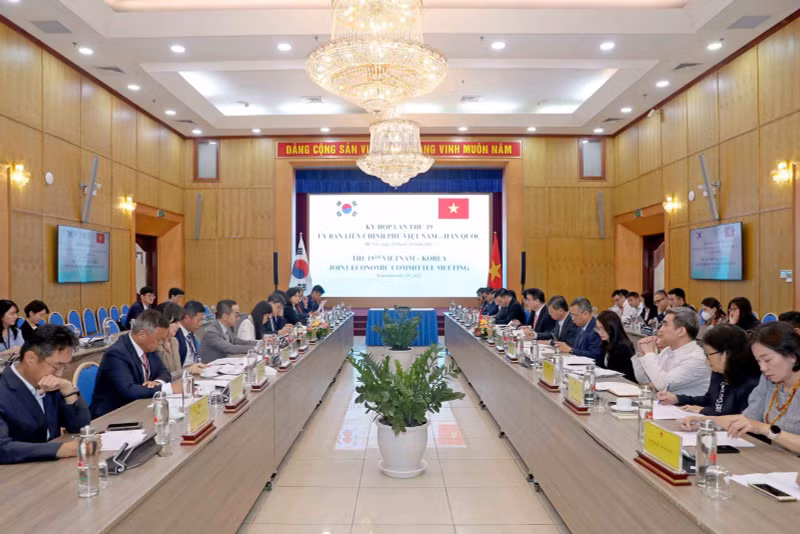 Общий вид заседания. Фото: mpi.gov.vn